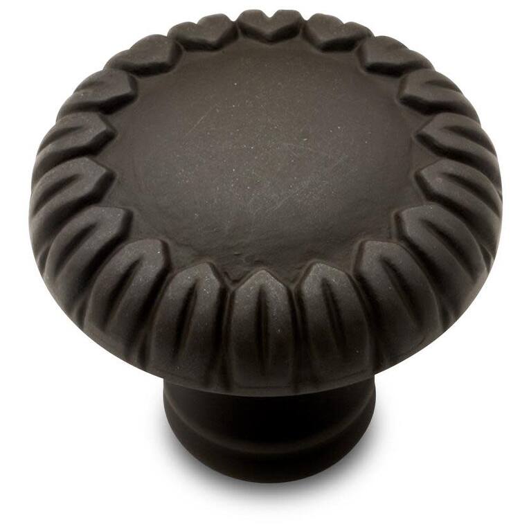 RK International CK 759 Small Petal 1-1/4" Solid Metal Botanical - Oil Rubbed Bronze