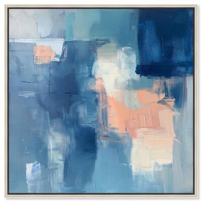 Whispering Blue II Canvas by Art Remedy