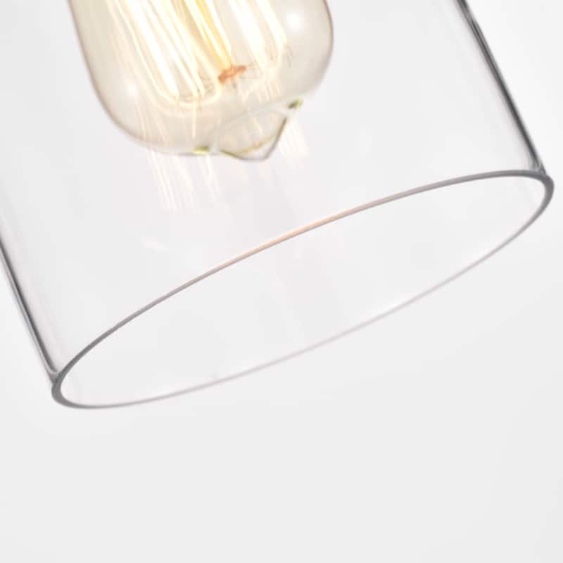 1-light Textured Black Hanging Pendant