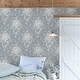 preview thumbnail 2 of 2, Shabby Chic by Rachel Ashwell Garden Floral Slate Grey Wallpaper
