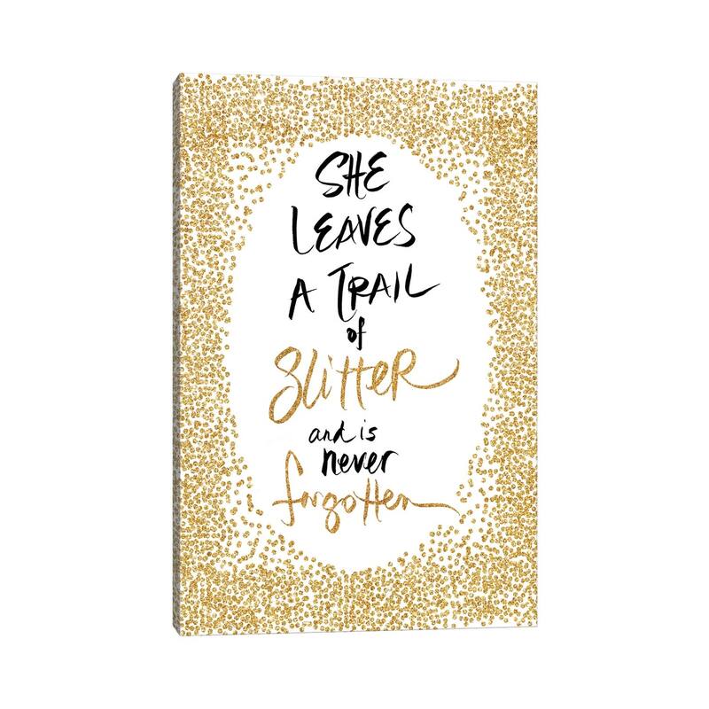 iCanvas "Trail of Glitter" by Sd Graphics Studio Canvas Print