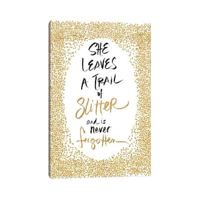 iCanvas "Trail of Glitter" by Sd Graphics Studio Canvas Print