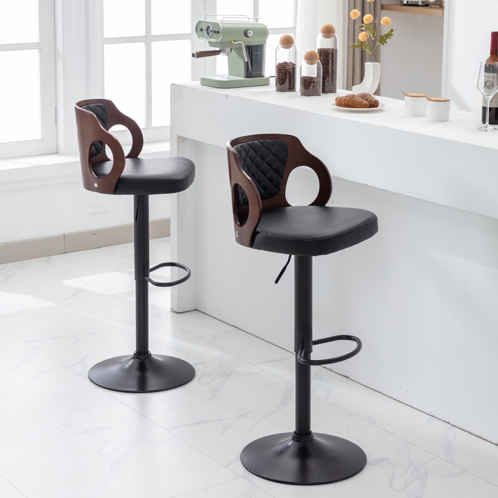 Countertop sales stools swivel