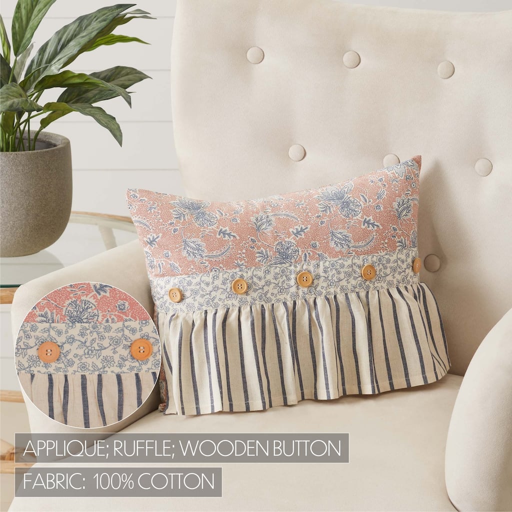 Kaila Ruffled Pillow 14x18