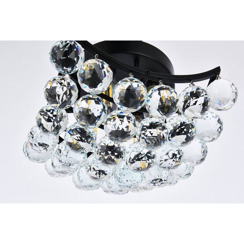 Fleur Illumination 4-light 10-inch Flush-Mount Chandelier - 10 Inch