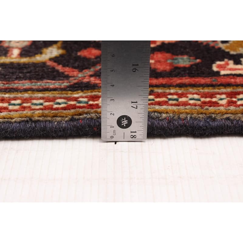 ECARPETGALLERY Hand-knotted Sarabi Dark Red Wool Rug - 7'2 x 10'8