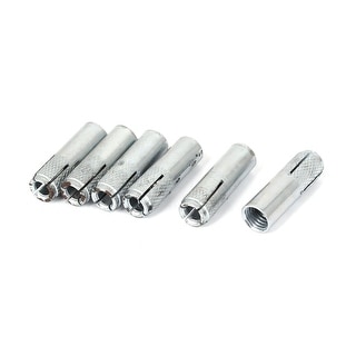 6pcs M10 Thread Inner Expansion Bolt Screw Nuts Sleeve Anchors 38mm x ...