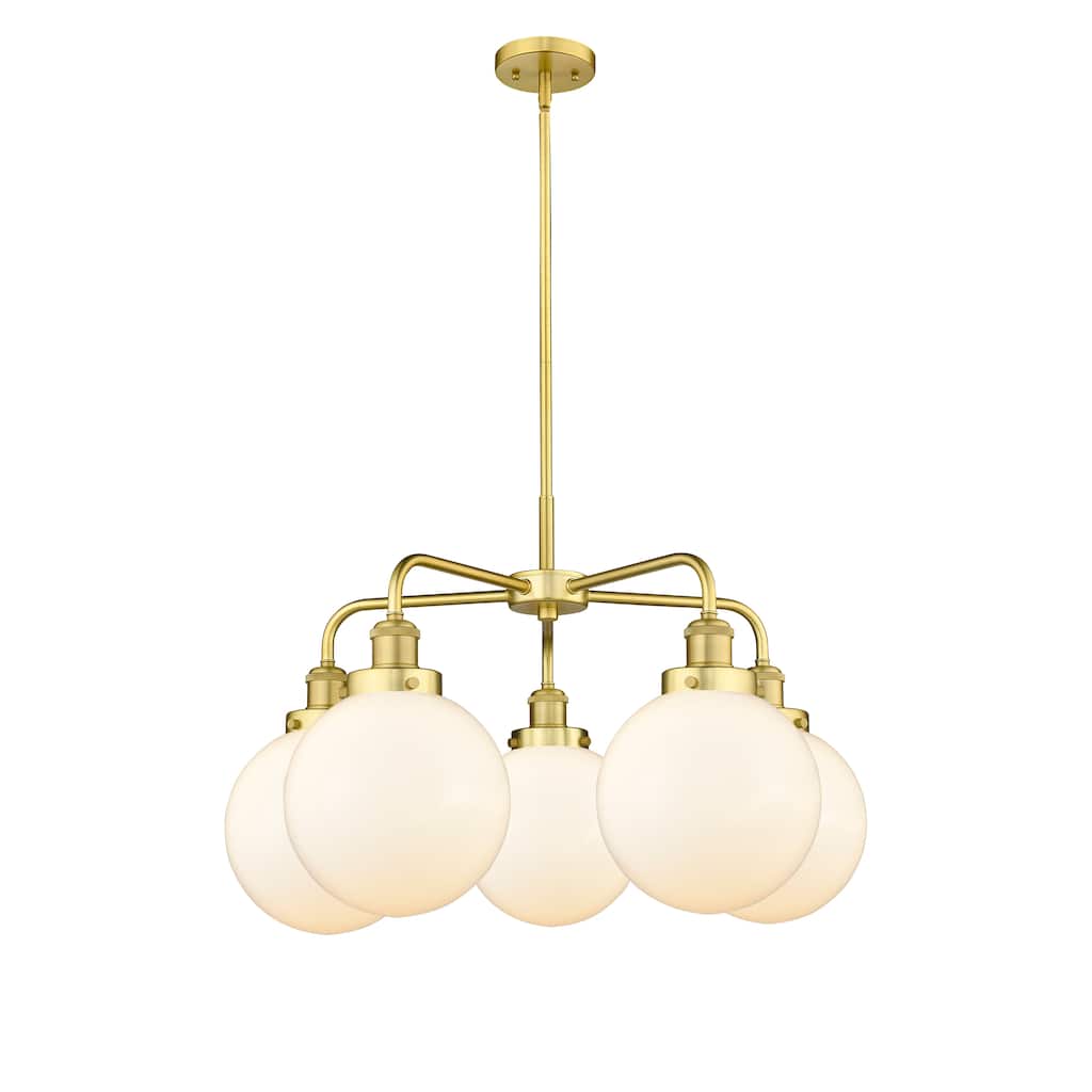 Innovations Lighting Beacon - 5 Light 26" Stem Hung Chandelier