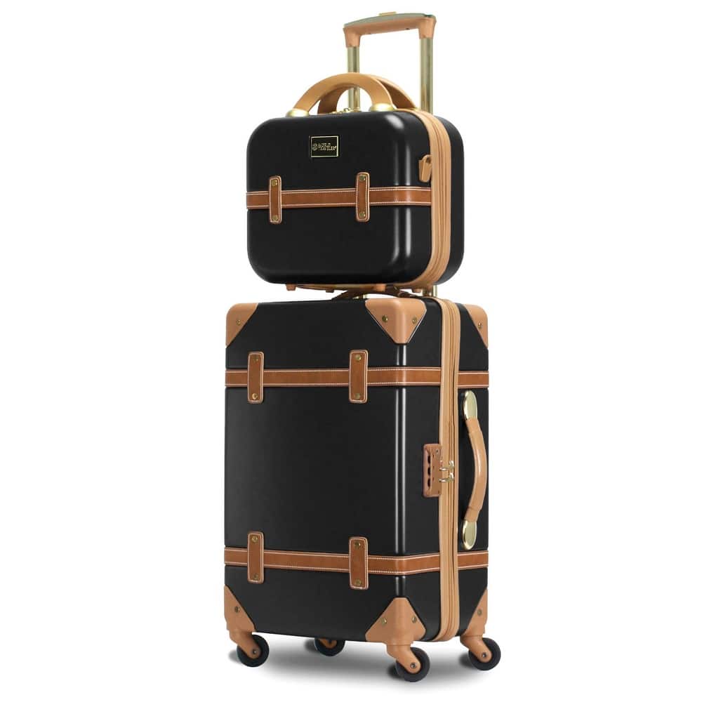 World Traveler VentureX 2-Pc Spinner Vintage Style Luggage