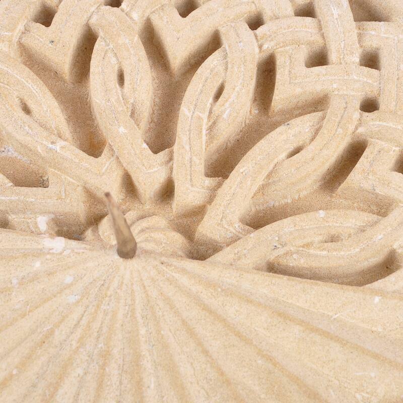 Novica Handmade Khachqar Sundial Felsite Stone Sundial
