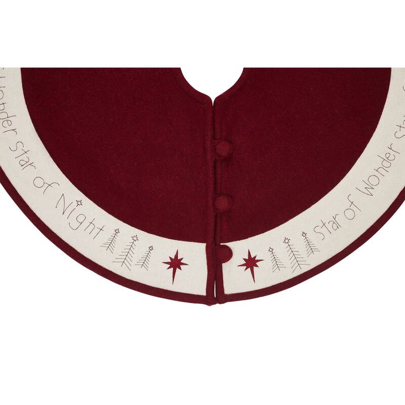 Star of Wonder Tree Skirt 24