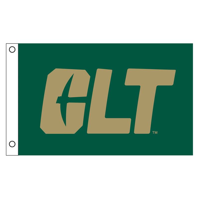 University of North Carolina, Charlotte Single Sided Flag w/ 2 Grommets, 3'x5'