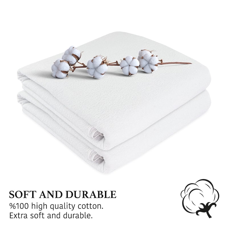 Large Bath Towel - Ultra-Absorbent Natural Cotton Bath Sheet Towel for Bathroom - 40 x 80 Inches Thick Luxury Bath Towel