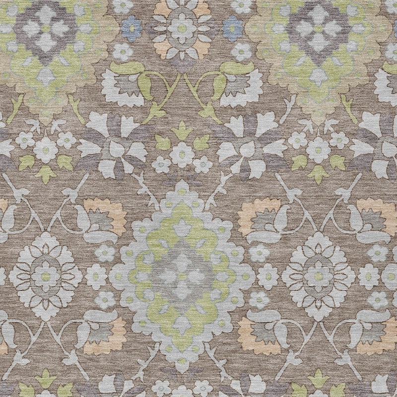 HomeRoots Oriental Traditional Rectangle Outdoor Rug