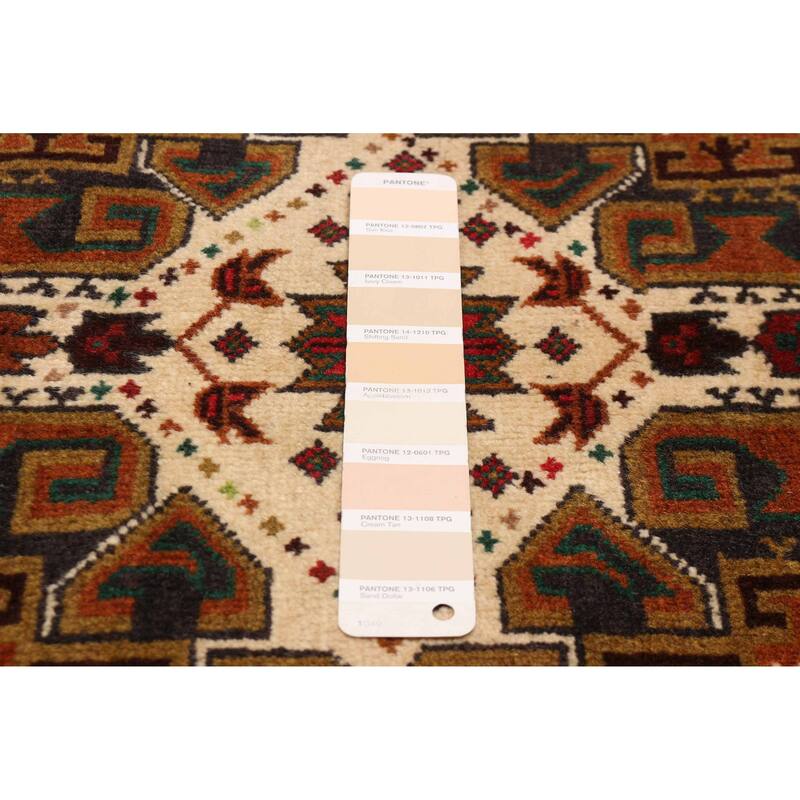 Teimani Ivory Rug 3'9" x 5'11" - 3'9 x 5'11