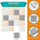 preview thumbnail 57 of 58, ProsourceFit Kids Solid Floor Play Mat 3/8-in