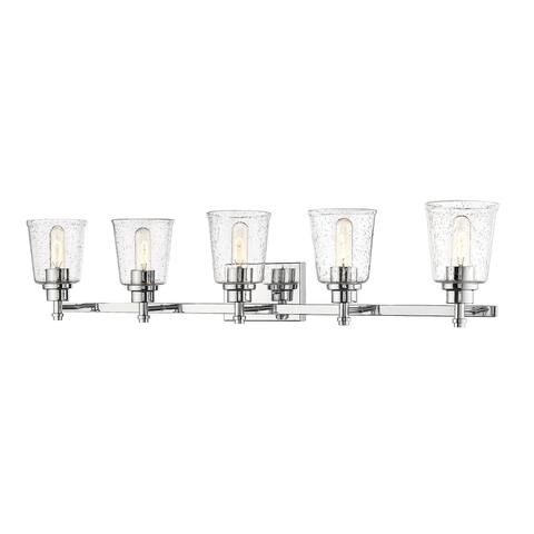 Bohin 5 Light Vanity - Chrome