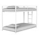 preview thumbnail 16 of 20, Furniture of America Ambell Modern Metal Low Profile Bunk Bed with Reversible Ladder