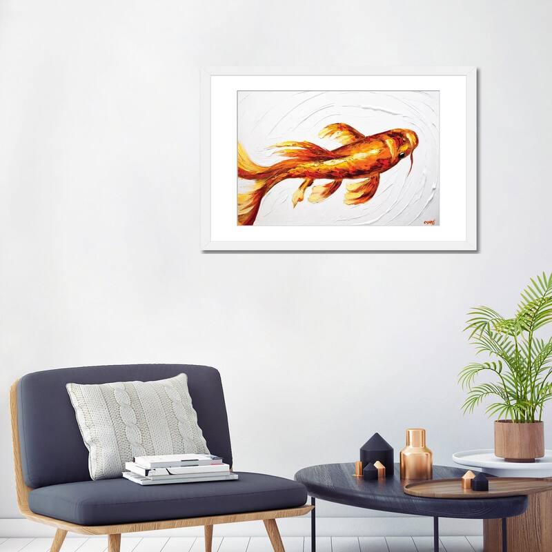 iCanvas "Orange Koi Fish" by Osnat Tzadok
