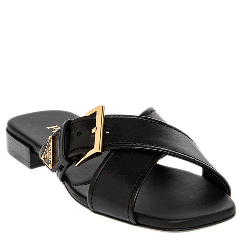 Prada Crisscross Slides - 39 EU