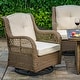 preview thumbnail 3 of 13, Rio Vista Sandstone Outdoor Wicker Seating Set with Fire Pit Table (5-Piece)