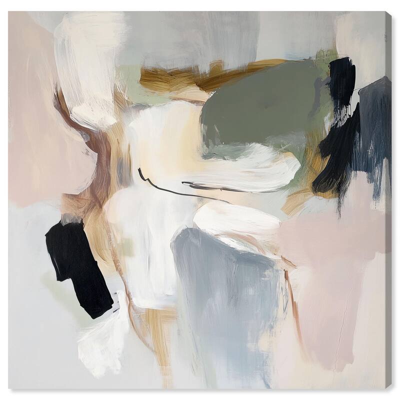 Softened Encounters II Canvas by Art Remedy, Gallery Wrapped - 16" x 16"