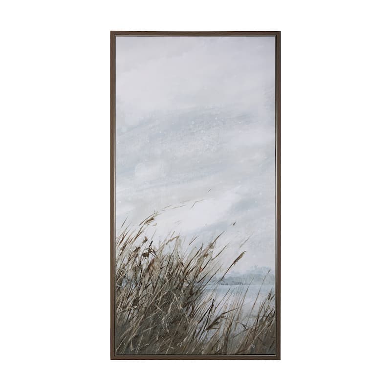 Chilly Breeze I Framed Canvas Art Print - I Large