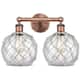 Option Antique Copper / Clear Glass with White Rope