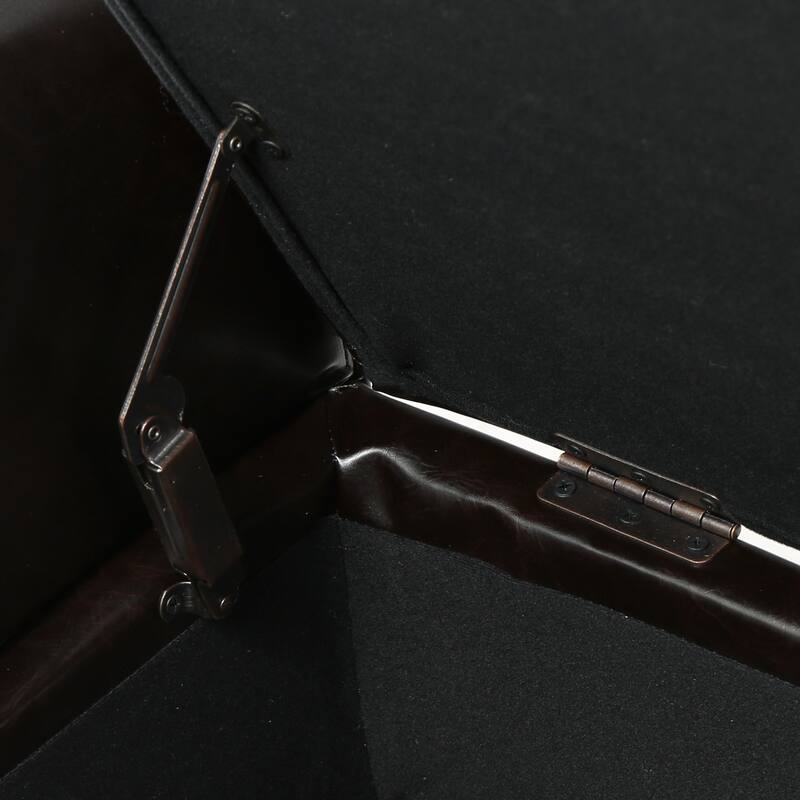 Hayes armed storage bench