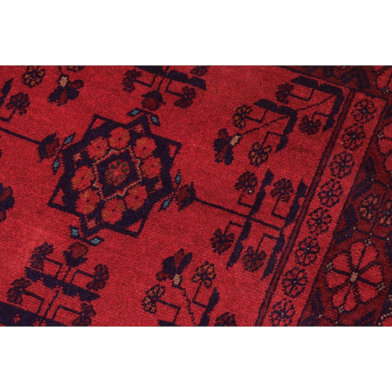 Southwestern Biljik Khal Mohammadi Taylor Red/Blue Rug - 2'7'' x 3'11''