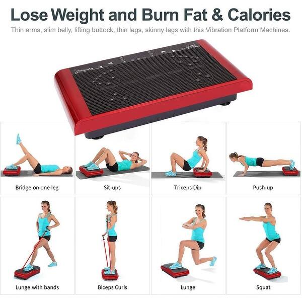 Body Vibration Machine Plate Platform Massager Music Fitness Slim - Bed Bath & Beyond - 35853272 Body Vibration Machine Plate Platform Massager Music Fitness Slim - Bed Bath & Beyond - 35853272