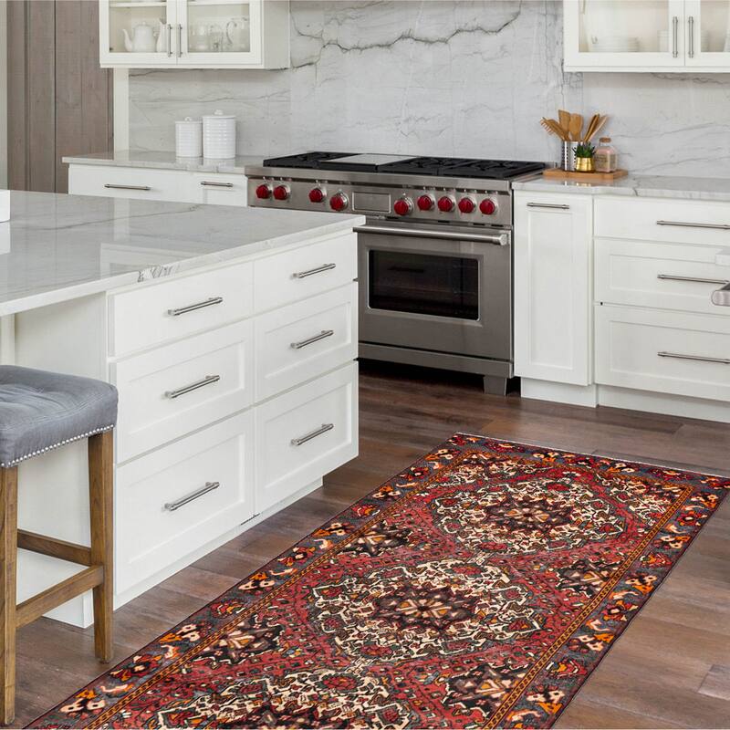 ECARPETGALLERY Hand-knotted Konya Anatolian Red Wool Rug - 4'11 x 9'8