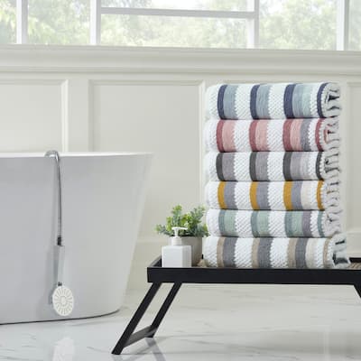 Modern Threads Pax 6-Piece Yarn Dyed 100-Percent Cotton Towel Set