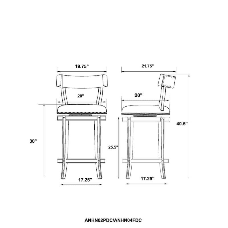 Hanover Swivel Bar Stool