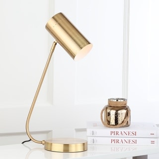SAFAVIEH Lighting 23-inch Contemporary Crane Task LED Table Lamp.