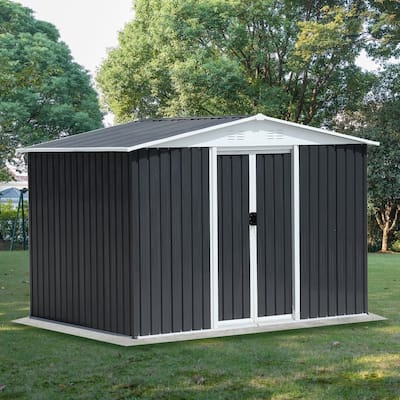 8FTx6FT Metal Outdoor Storage Garden Shed