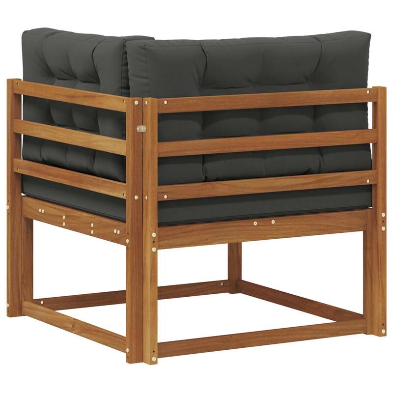 vidaXL Outdoor Sofa Solid Acacia Wood Natural