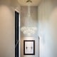 preview thumbnail 8 of 29, 13/ 19-Light Modern Glam Large Sputnik Cluster Glass Globe Bubble Chandelier with Swirled Glass Bubble Globe (Bulb Not Included)