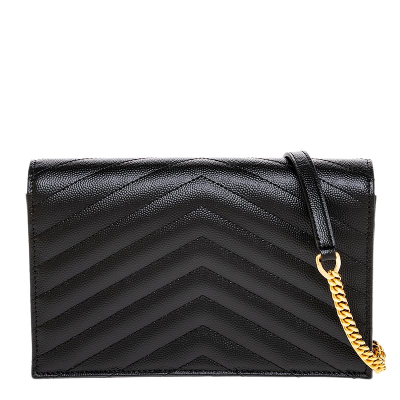 Saint Laurent Cassandre Envelope Chain Wallet