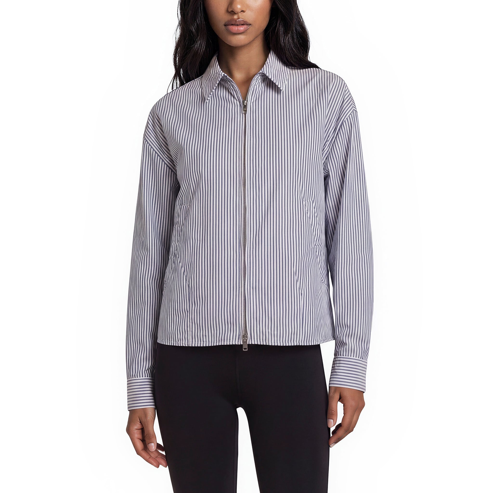 Prada Striped Blouson Jacket