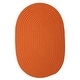 preview thumbnail 37 of 56, Porch & Den Oakland Reversible Indoor/ Outdoor Area Rug 10' x 13' Oval - Orange
