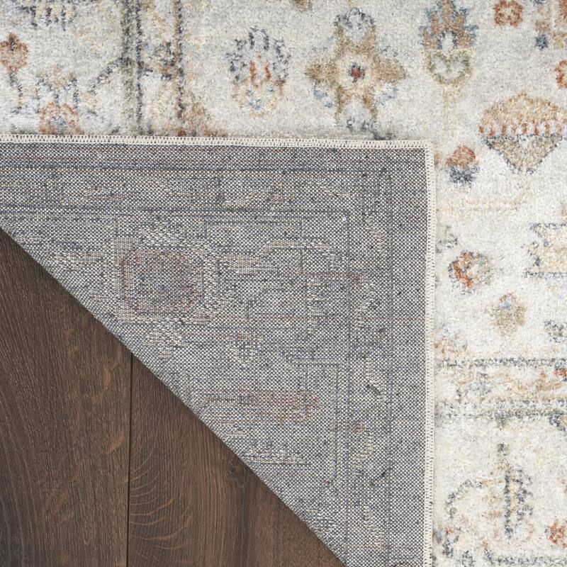 Saxog Power Loomed Distressed Low Pile Area Rug By HomeRoots - 120' X '26' X '0.25