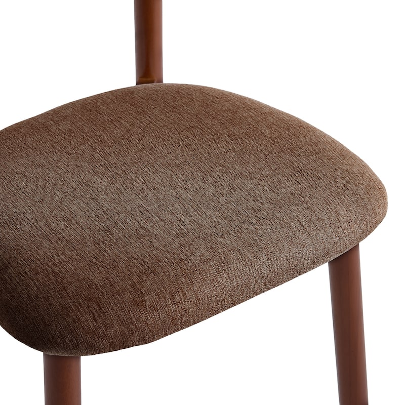 Modern Upholstered Linen Kitchen Dining Chair