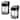 Black Glass Outdoor Wall Sconce, Solar Wall Lantern Lights, 3200K - 2 Pack