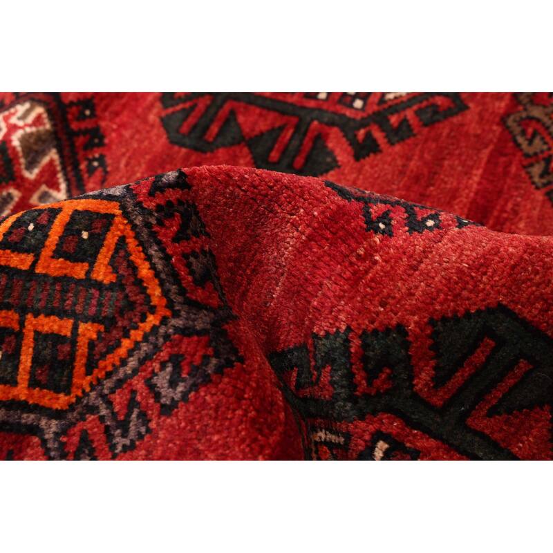 ECARPETGALLERY Hand-knotted Konya Anatolian Red Wool Rug - 3'5 x 8'3