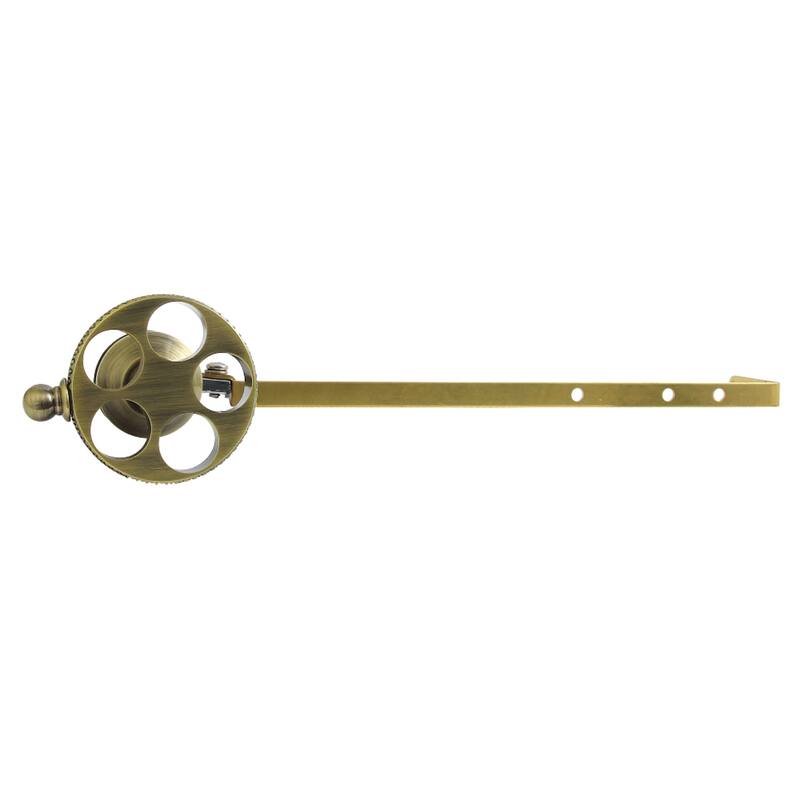 Kinston Brass Universal Front or Side Mount Toilet Tank Lever with Knurled Handle - Antique Brass