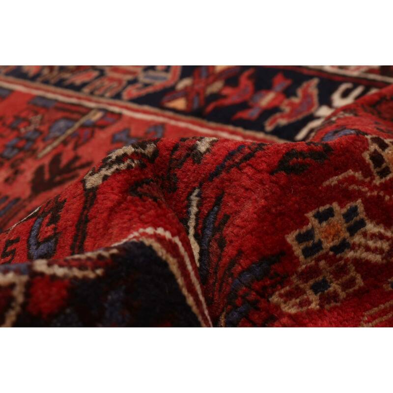 ECARPETGALLERY Hand-knotted Anadol Red Wool Rug - 3'5 x 10'0
