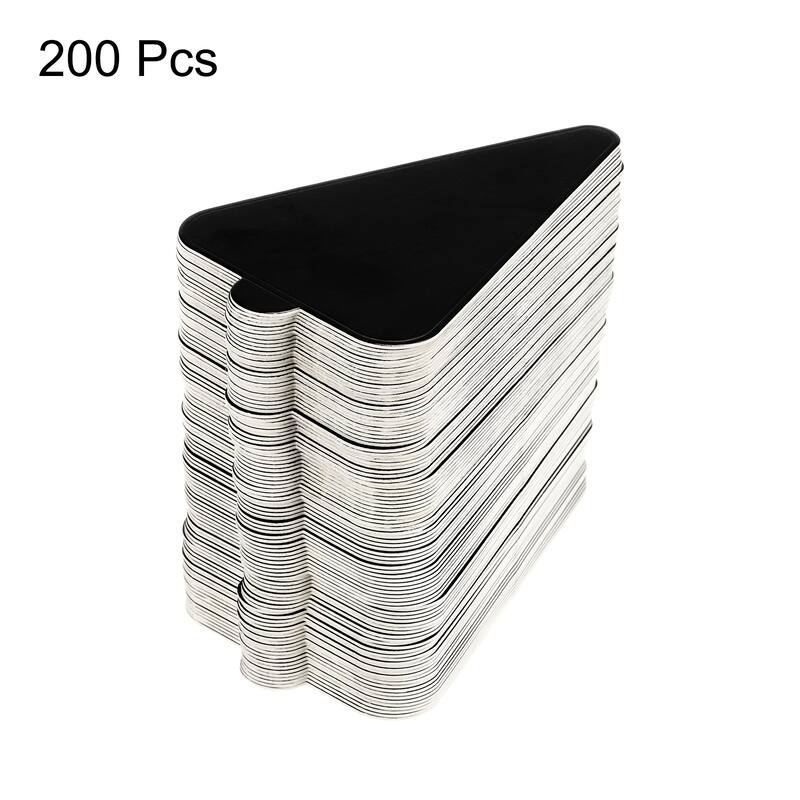200pcs Mini Cake Boards, Mousse Cake Cardboards Triangle Cake Bases - Black