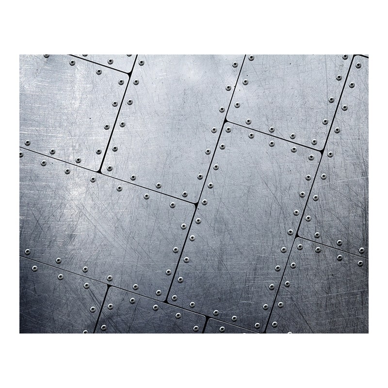 Tiled Metal Wall Mural