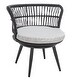 preview thumbnail 4 of 2, Safavieh Outdoor Living Kyomi 3-Piece Lounge Set - 26"W x 24"D x 26"H